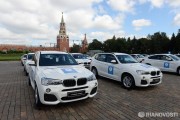 Российским чемпионам и медалистам вручили белые внедорожники BMW 6 BMW4 BMW3 