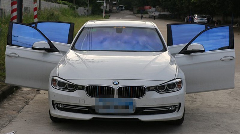 1 Тонировка автостекла пленкой хамелион 